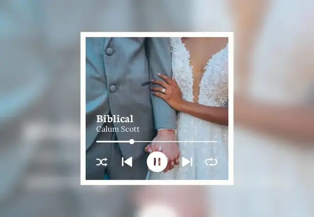 Tap-to-play photo magnet example